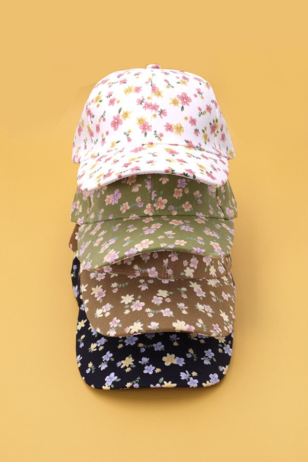 FLORAL CASUAL BASEBALL CAP - Image 11