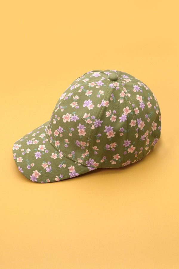 FLORAL CASUAL BASEBALL CAP - Image 2