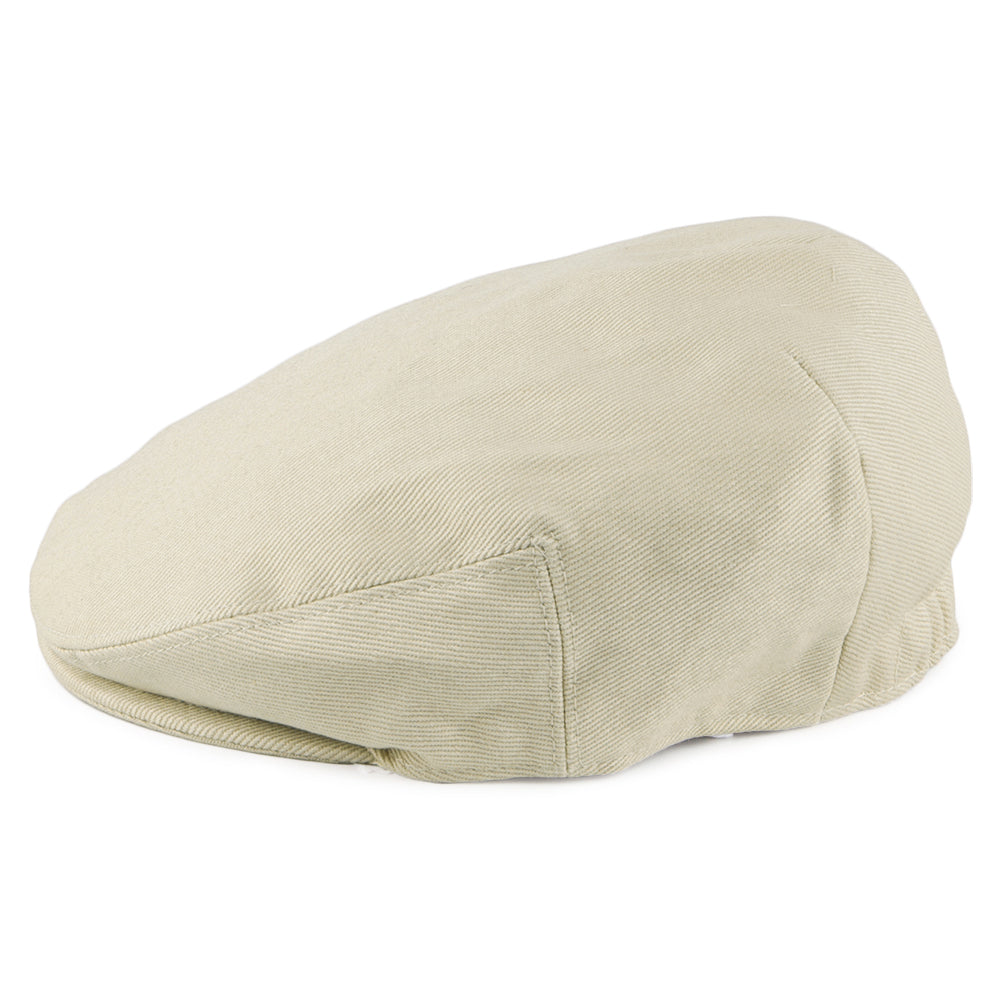 Beige Kids Cotton Flat Cap - Image 2