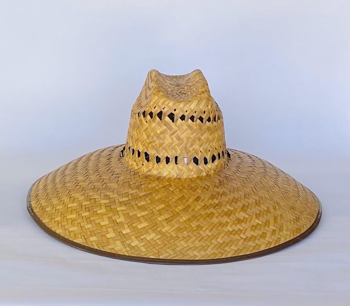 ULTRA MEGA HAT! Great Sun coverage! And Ventilated! Brim about 7" in. inside circumference about 24” in. all handmade in Mexico, all Natural - Image 7