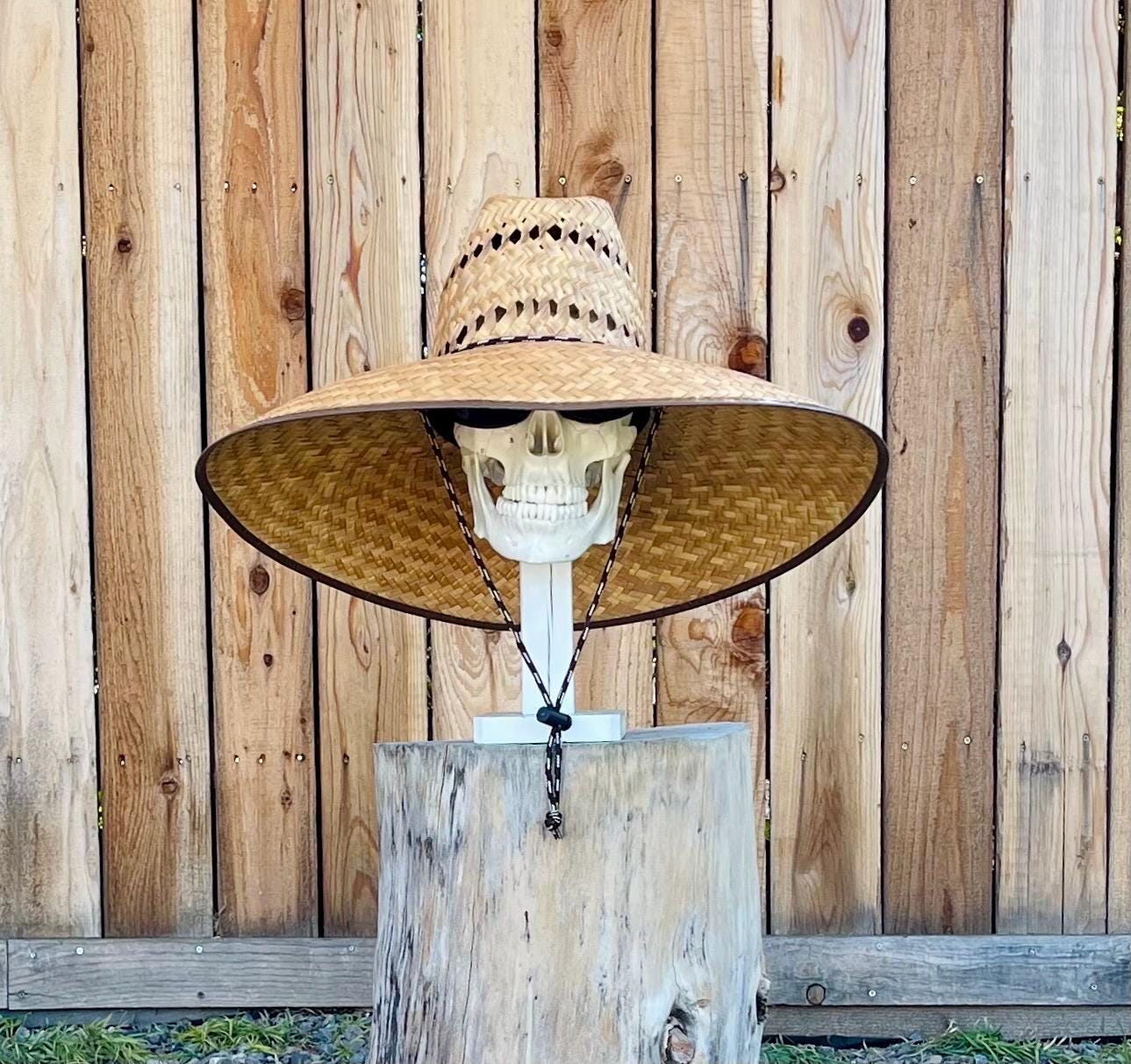 ULTRA MEGA HAT! Great Sun coverage! And Ventilated! Brim about 7" in. inside circumference about 24” in. all handmade in Mexico, all Natural - Image 11