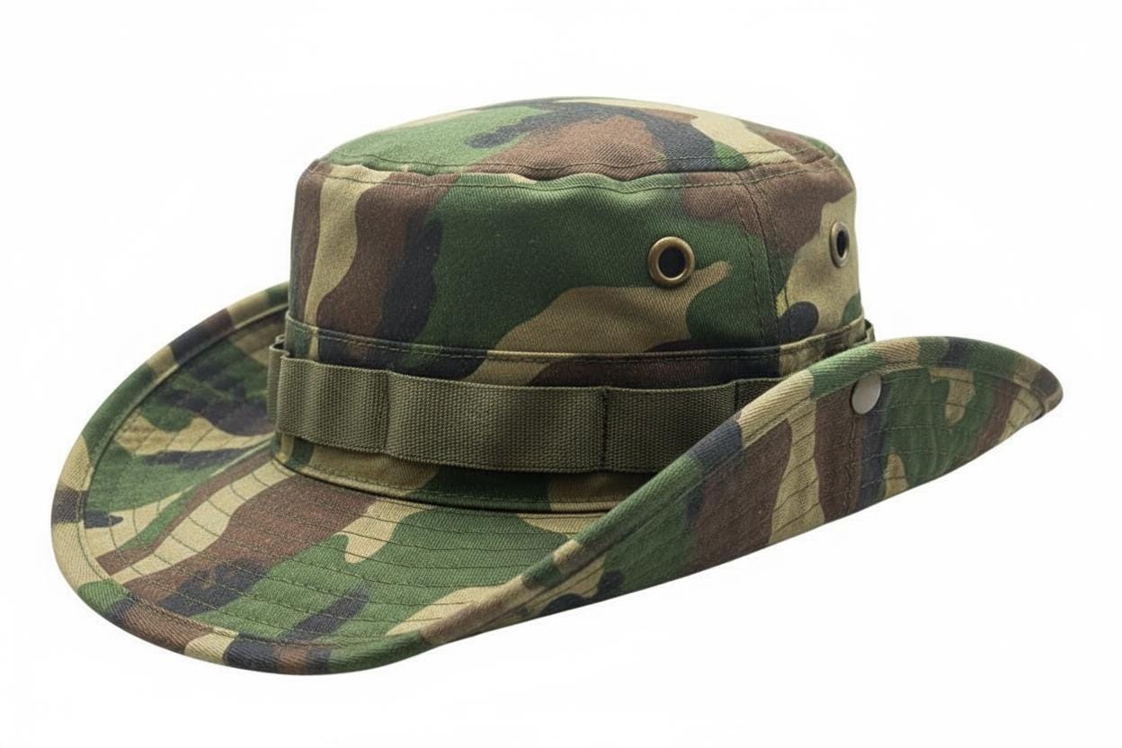 Cotton Boonie Hat - Adjustable UPF 50+ Outdoor Sun Protection - Embroidery Ready - Image 7